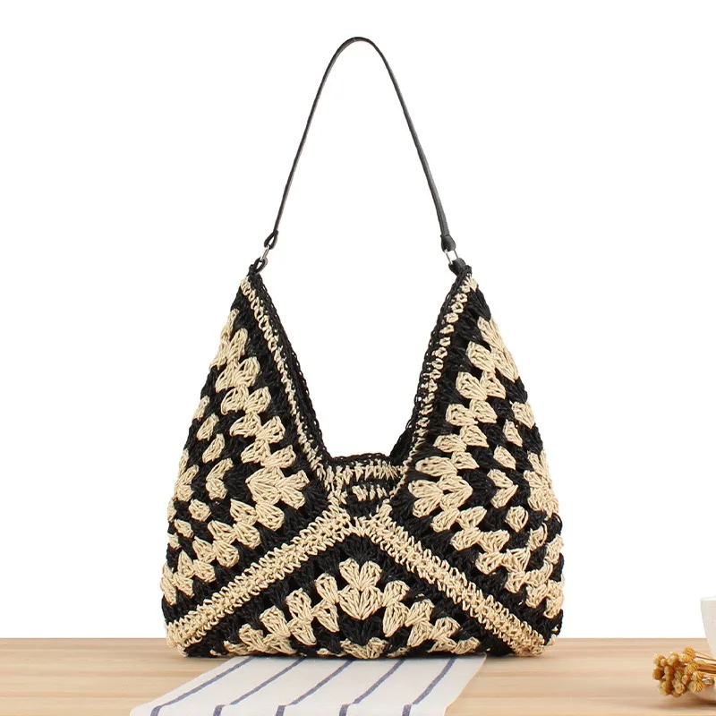 Luna I Crochet Tote Bag