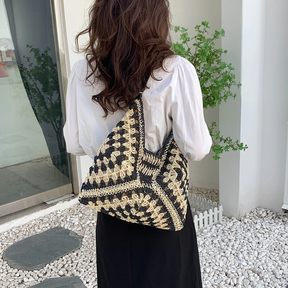 Luna I Crochet Tote Bag