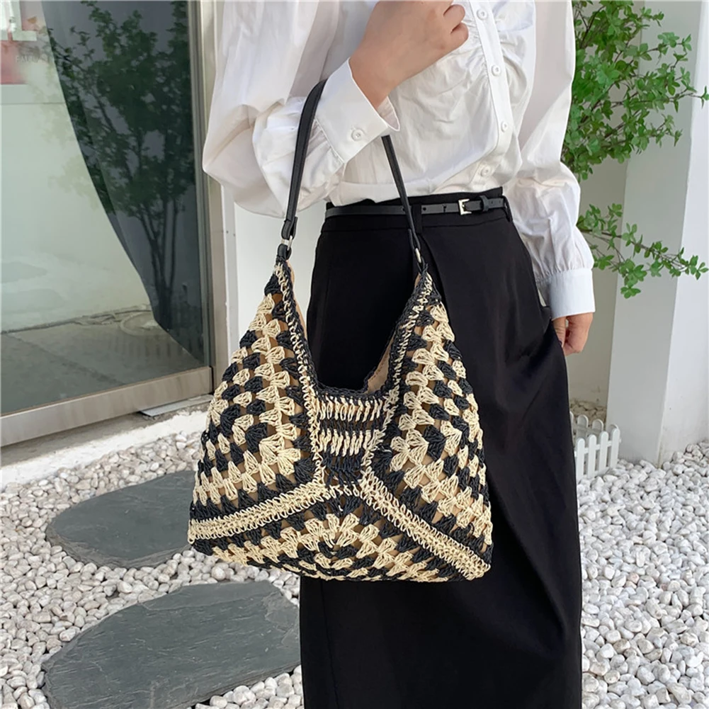 Luna I Crochet Tote Bag