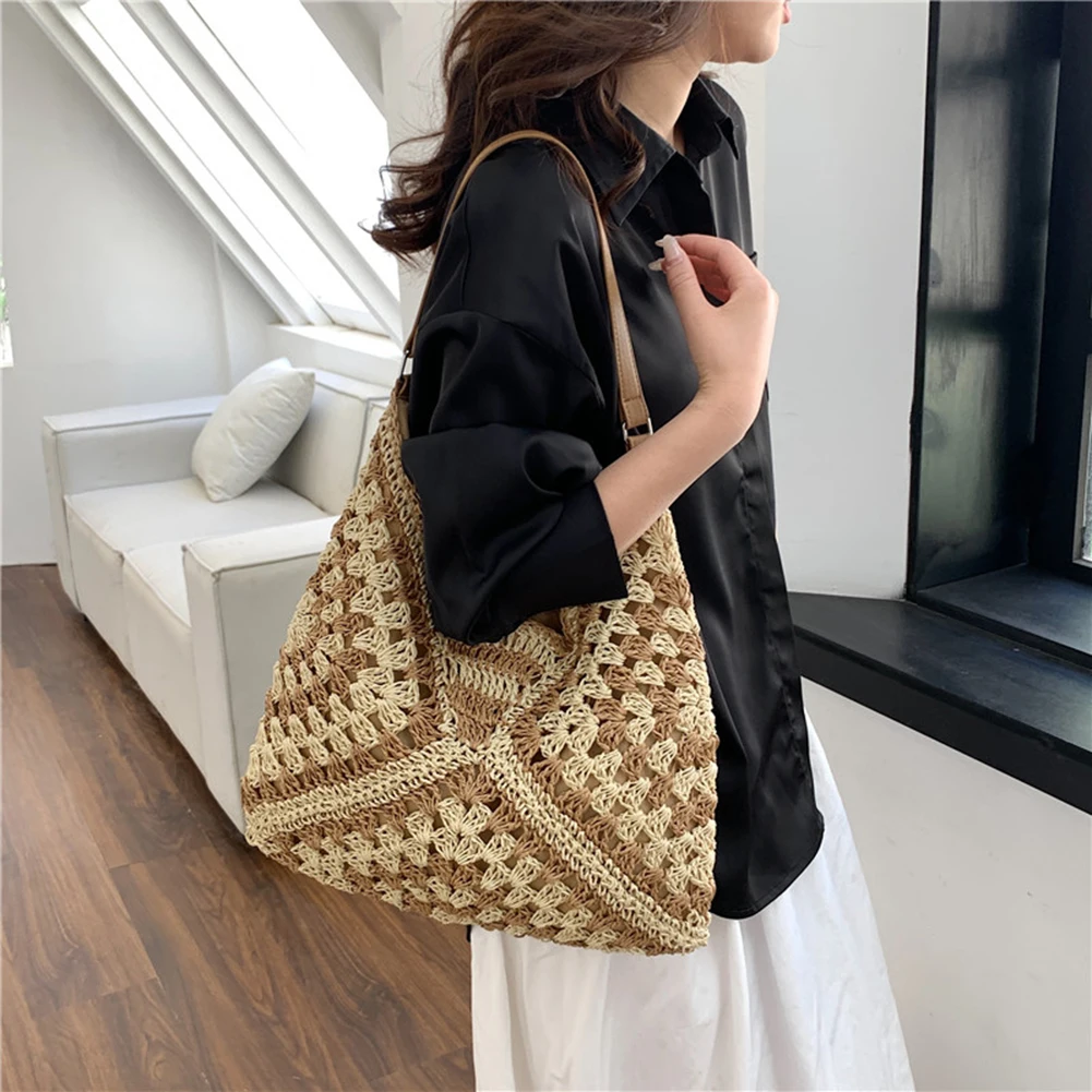 Luna I Crochet Tote Bag