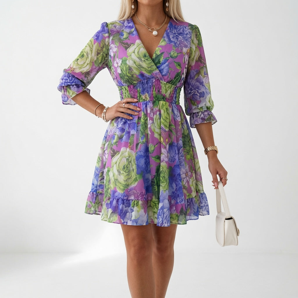 Elara | Floral Dress