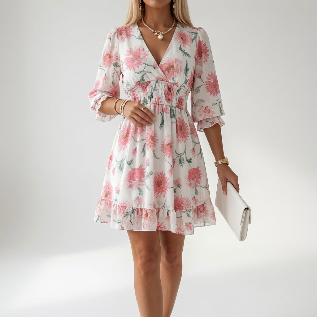 Elara | Floral Dress