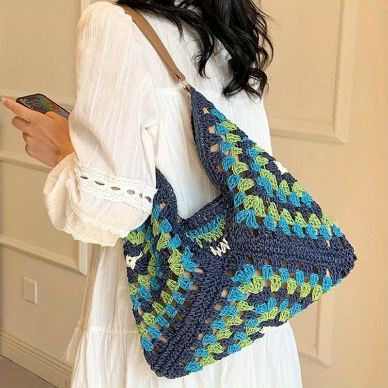 Luna I Crochet Tote Bag