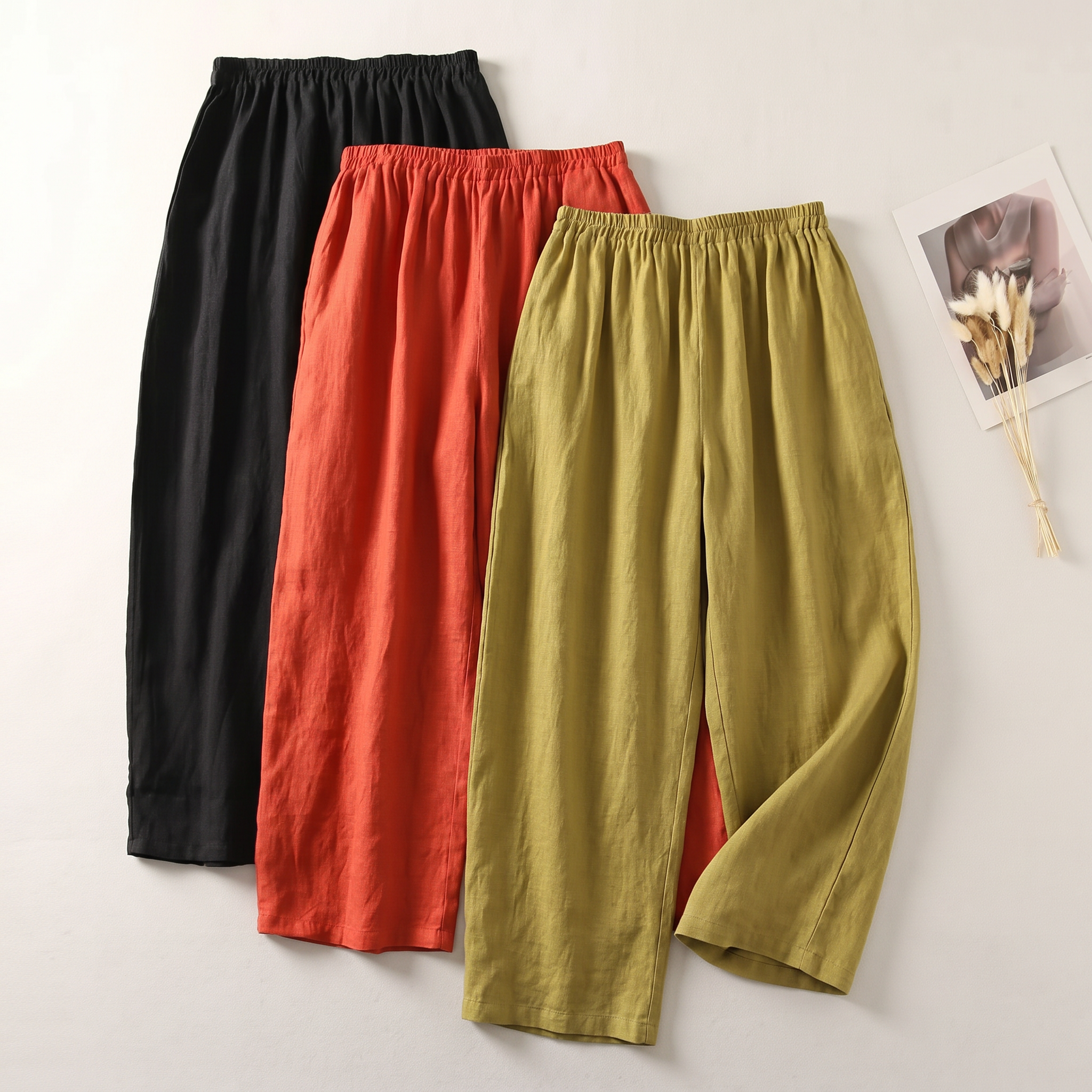 Cassandra I Soft Linen Pants