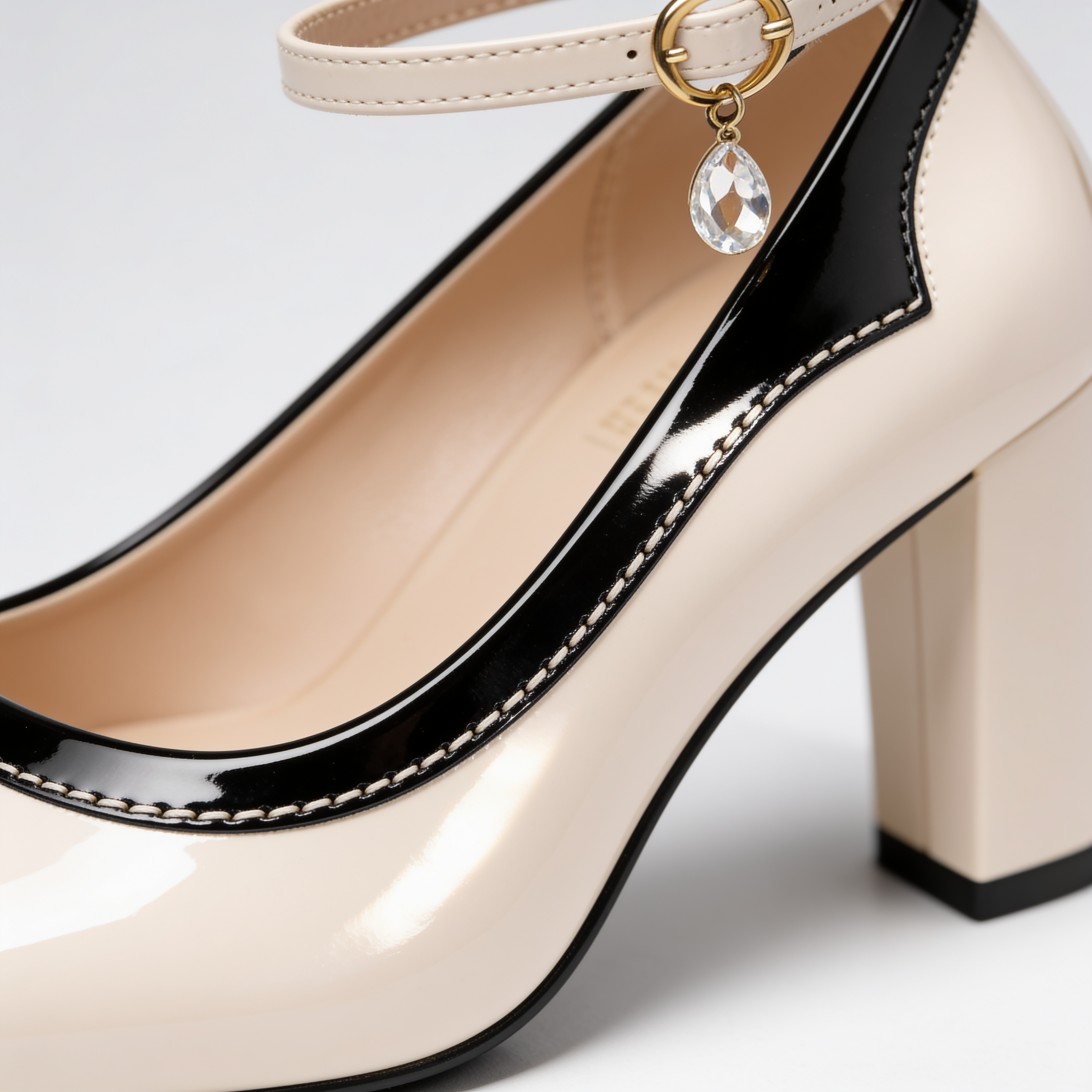 Seraphina™ | Contrast Strap Heels