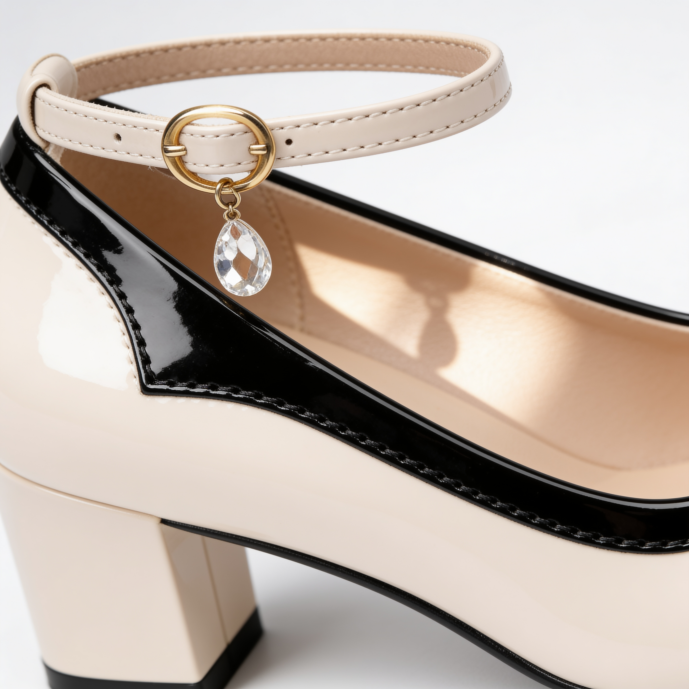 Seraphina™ | Contrast Strap Heels