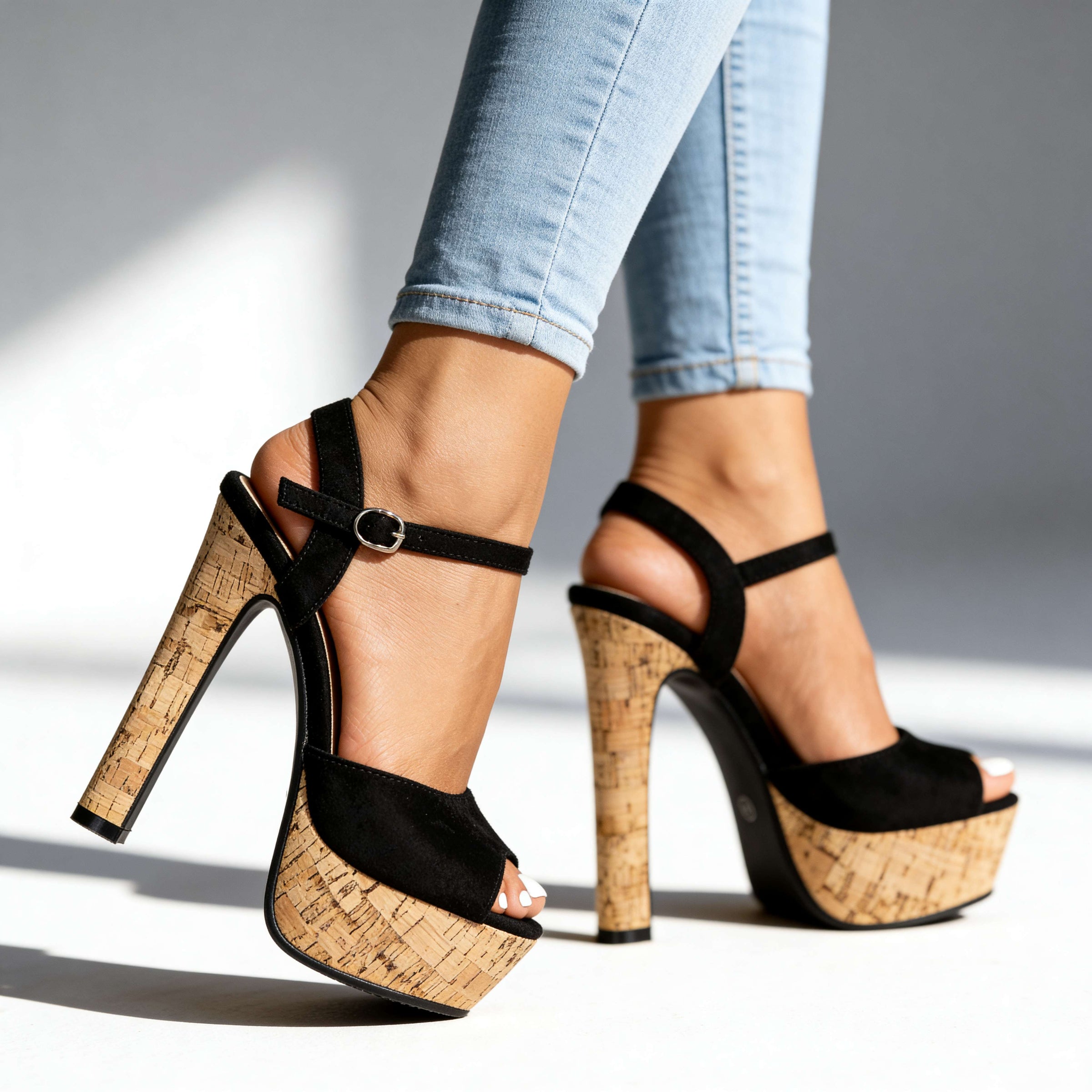 Daniella I Open Toe Heels