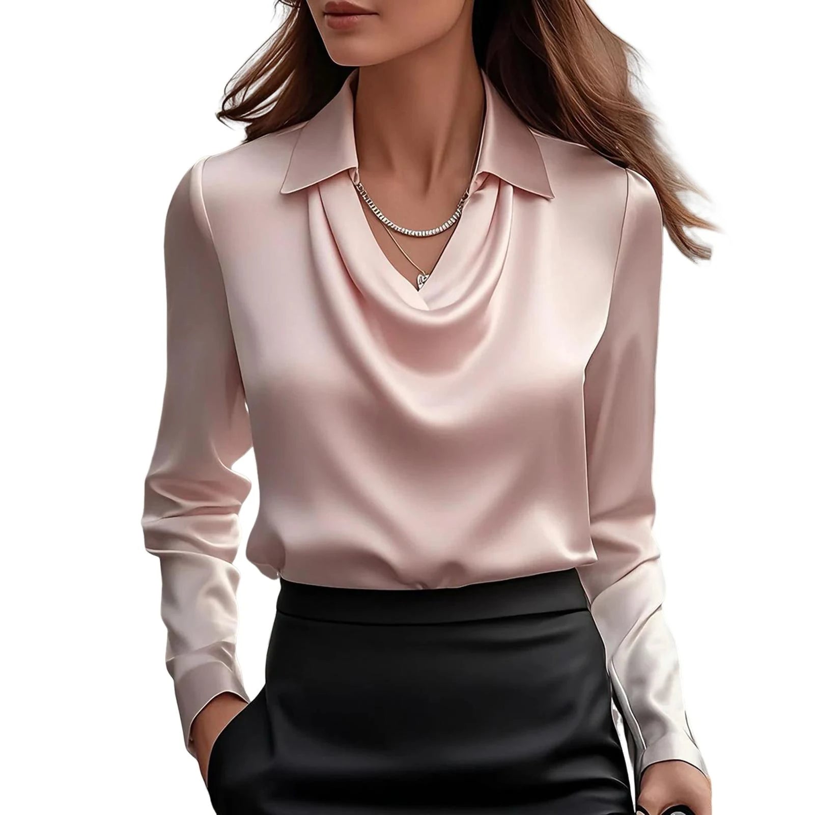 Elodie™ | Elegant Satin Blouse